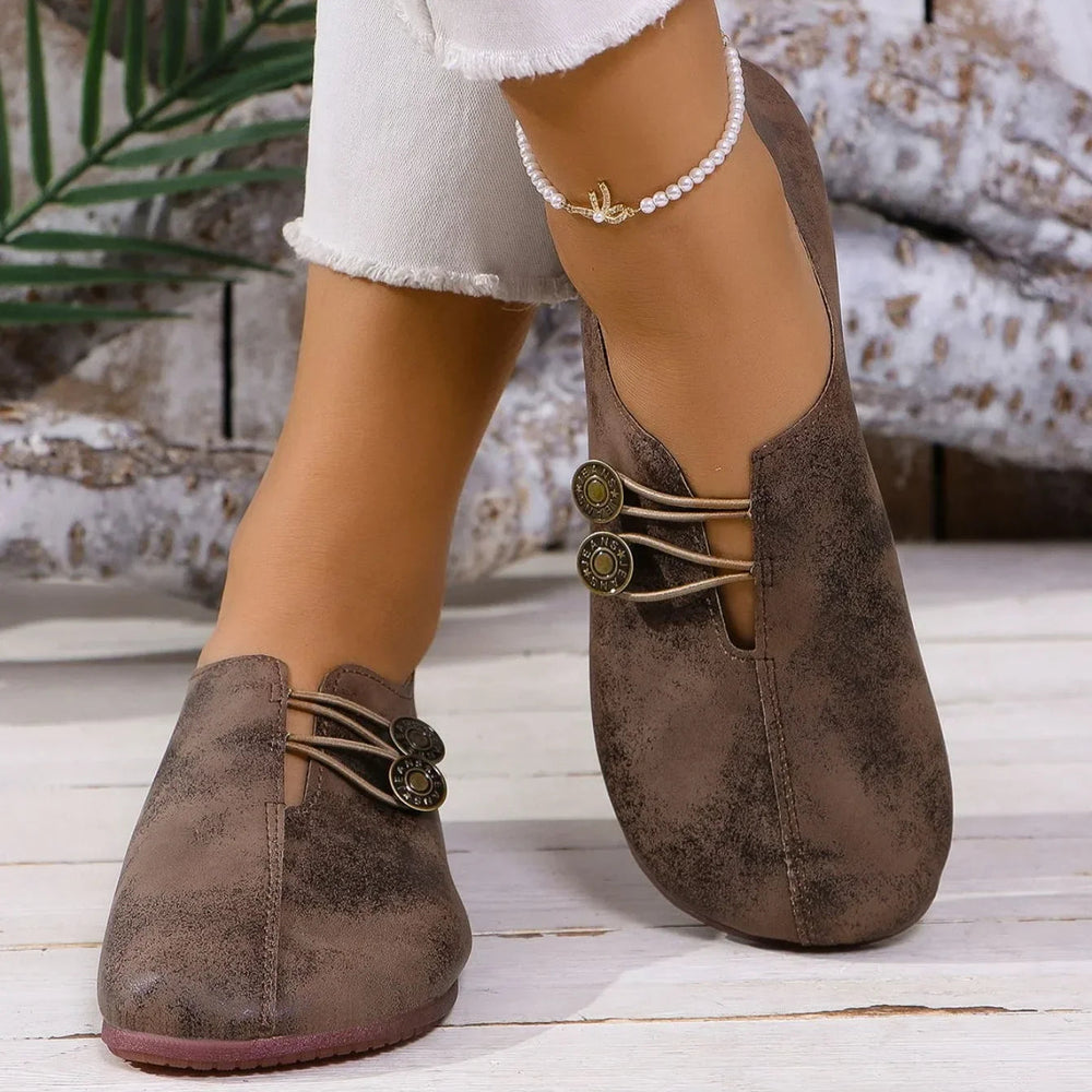 Classic Suede Slip-On - Loafers CASA LARO WOMEN