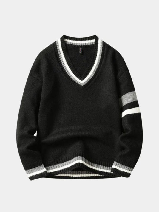 Classic V-Neck Sweater - Casa  Laro CASA LARO