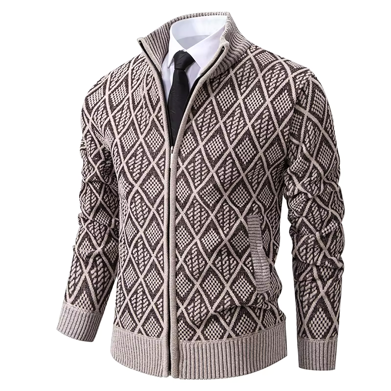 Classic Wool Knit - Cardigan CASA LARO MEN