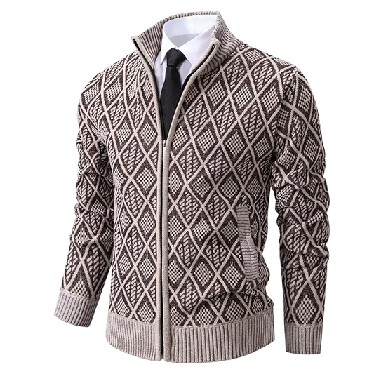 Classic Wool Knit - Cardigan CASA LARO MEN