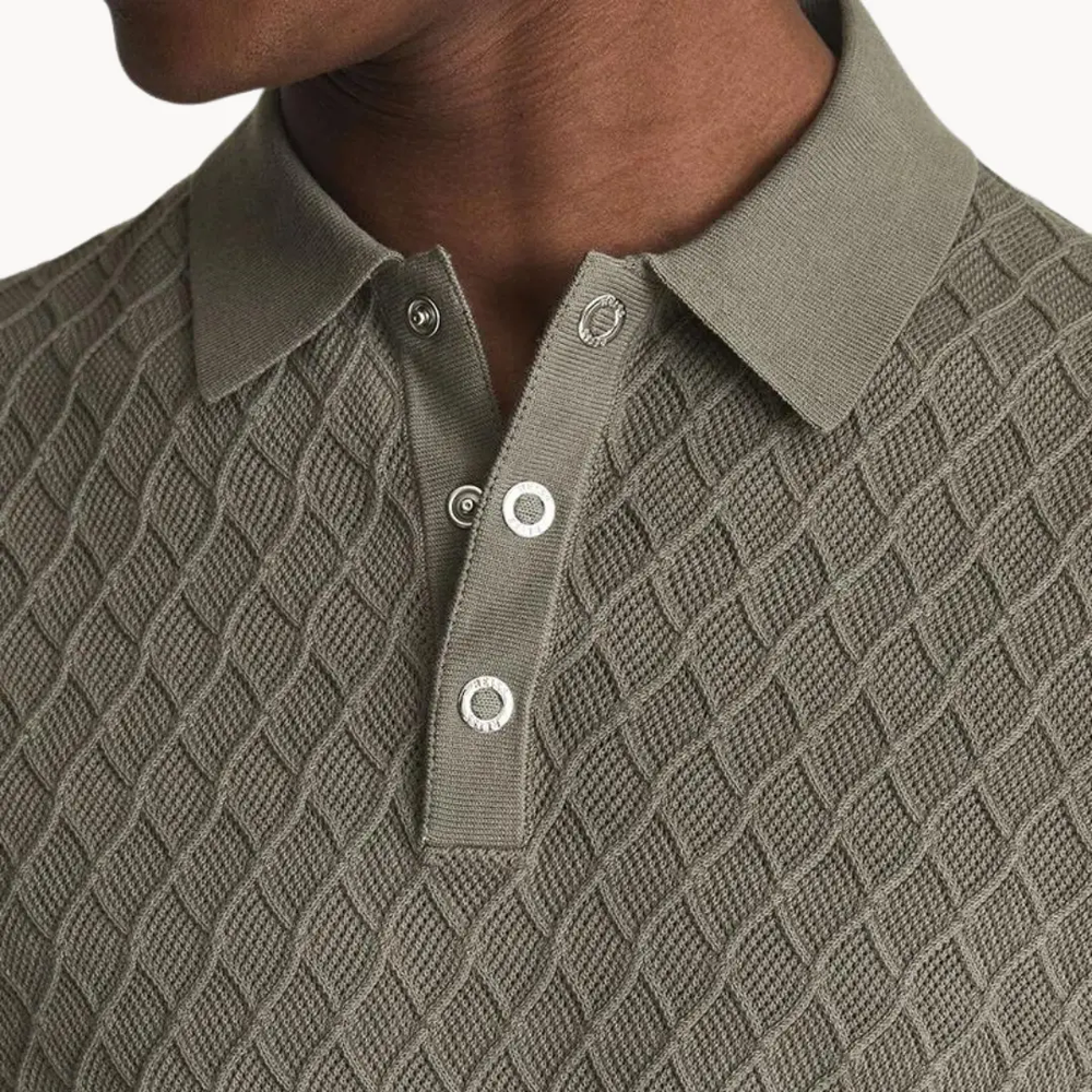 Collared Knit Polo - T-Shirt CASA LARO