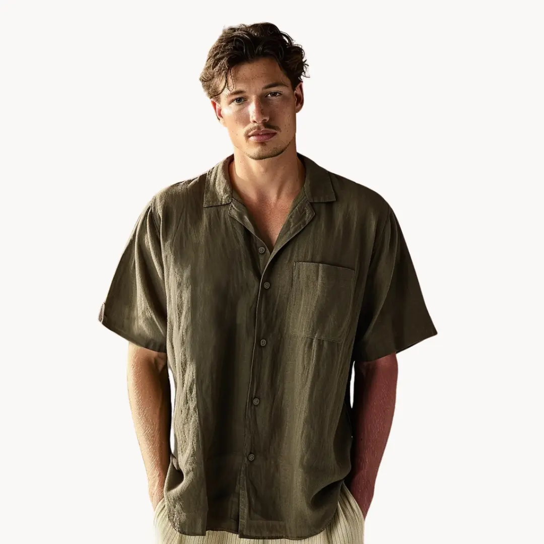 Cotton Camp Collar - Polo CASA LARO