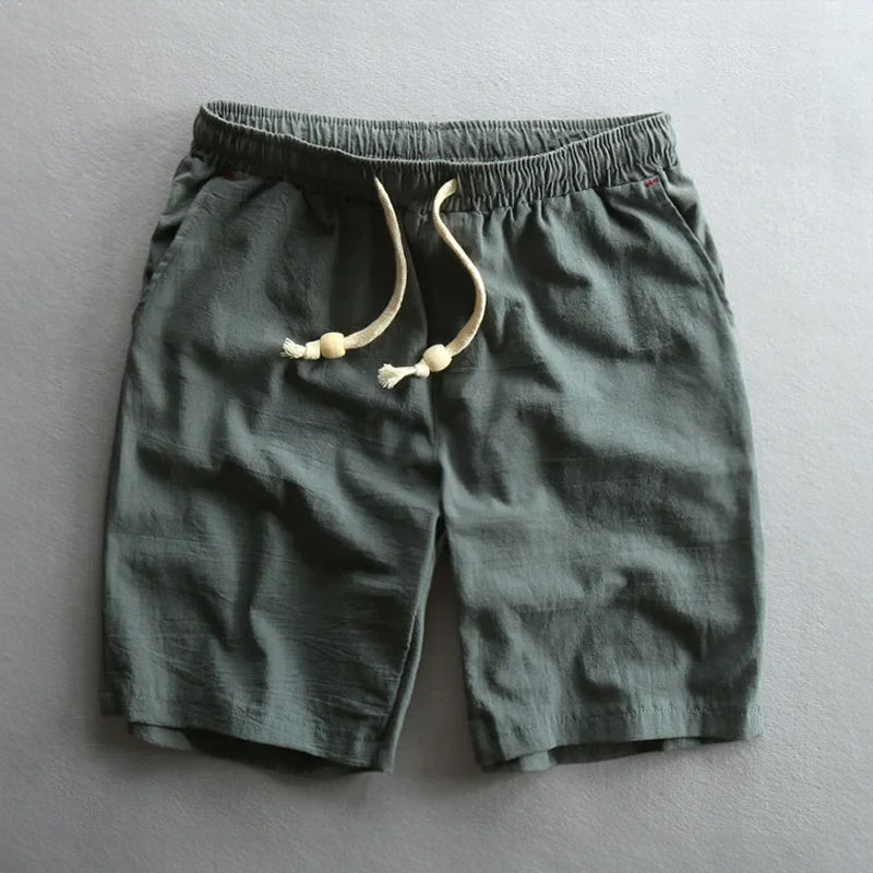 Cotton Drawstring Relaxed Fit - Shorts CASA LARO MEN