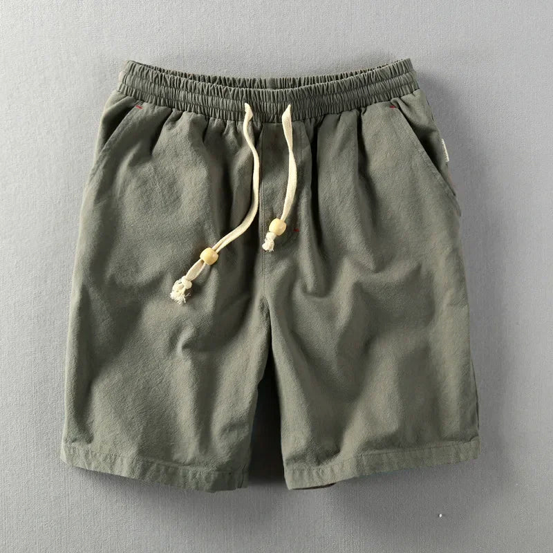 Cotton Drawstring Relaxed Fit - Shorts CASA LARO MEN