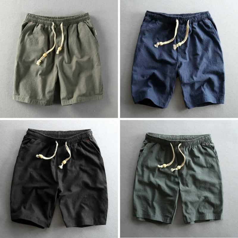 Cotton Drawstring Relaxed Fit - Shorts CASA LARO MEN