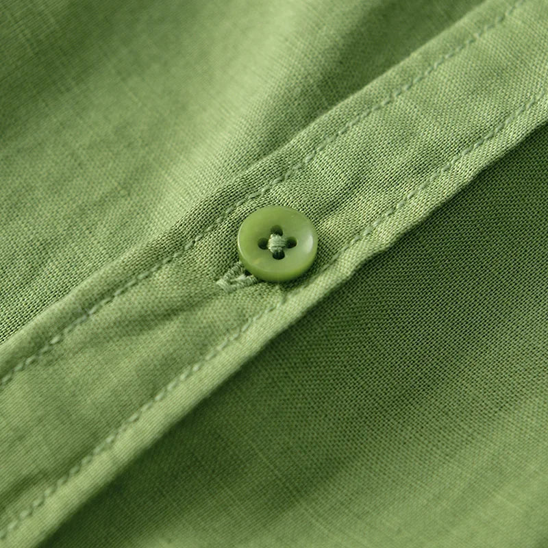 Cotton-Linen Blend Button-Up - Shirt CASA LARO