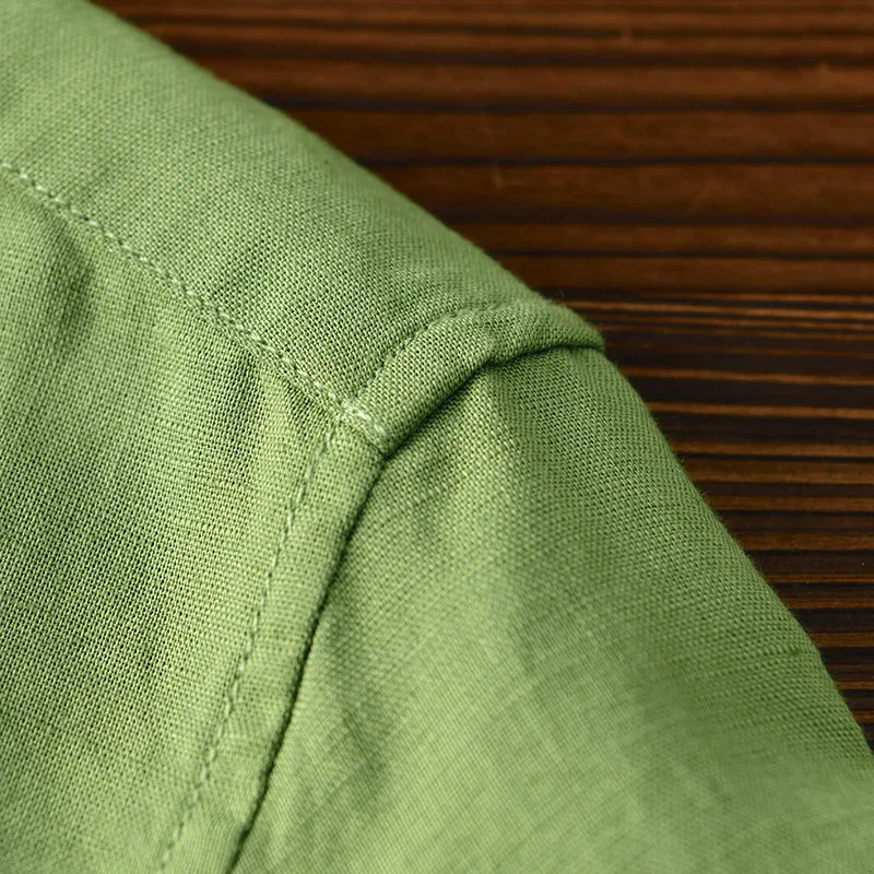 Cotton-Linen Blend Button-Up - Shirt CASA LARO