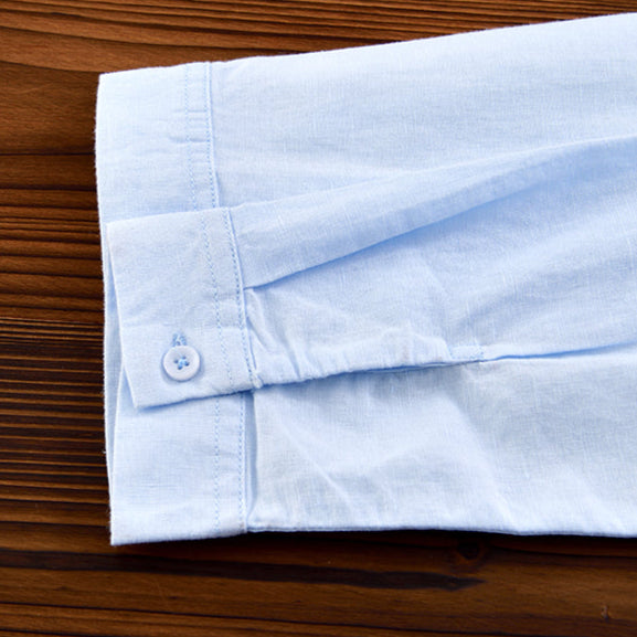 Cotton-Linen Blend Button-Up - Shirt CASA LARO