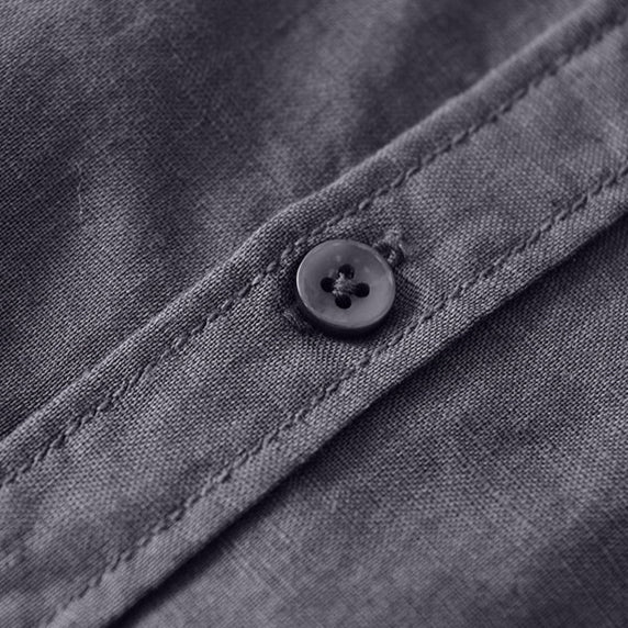 Cotton-Linen Blend Button-Up - Shirt CASA LARO