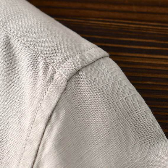 Cotton-Linen Blend Button-Up - Shirt CASA LARO