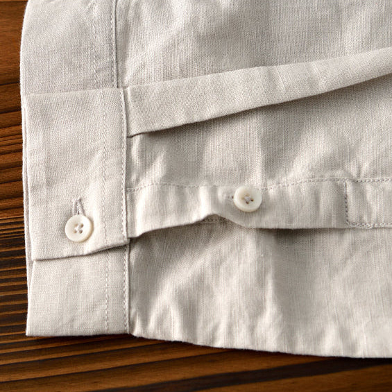 Cotton-Linen Blend Button-Up - Shirt CASA LARO