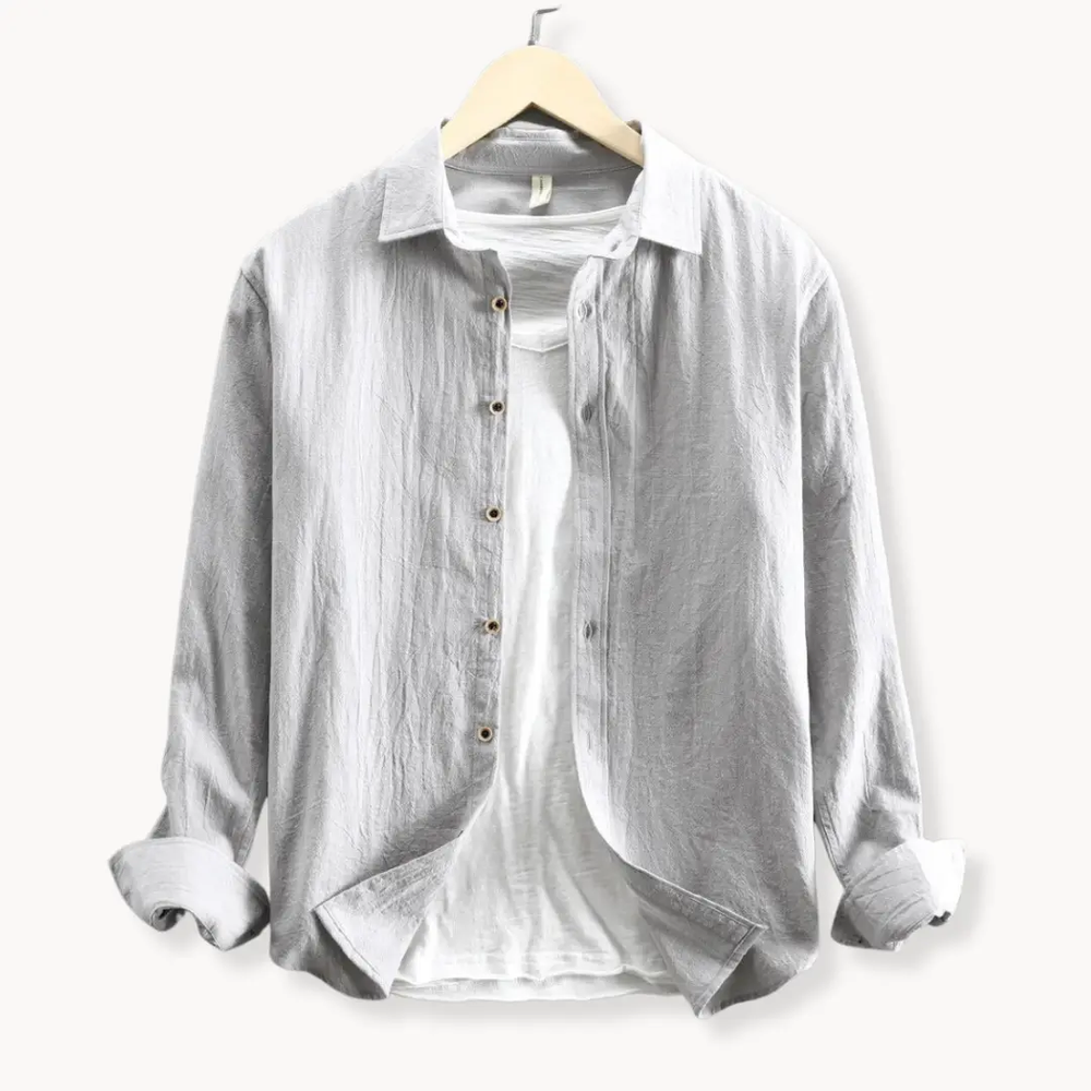 Cotton Linen Button-Up - Shirt CASA LARO