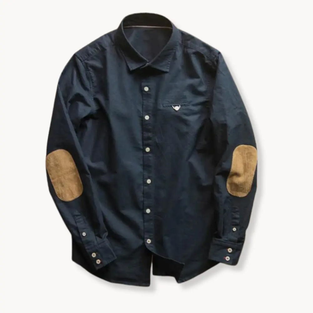 Cotton Oxford Patch - Shirt CASA LARO