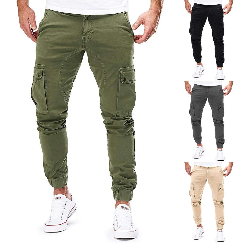 Cotton Relaxed Fit Cargo - Joggers CASA LARO MEN