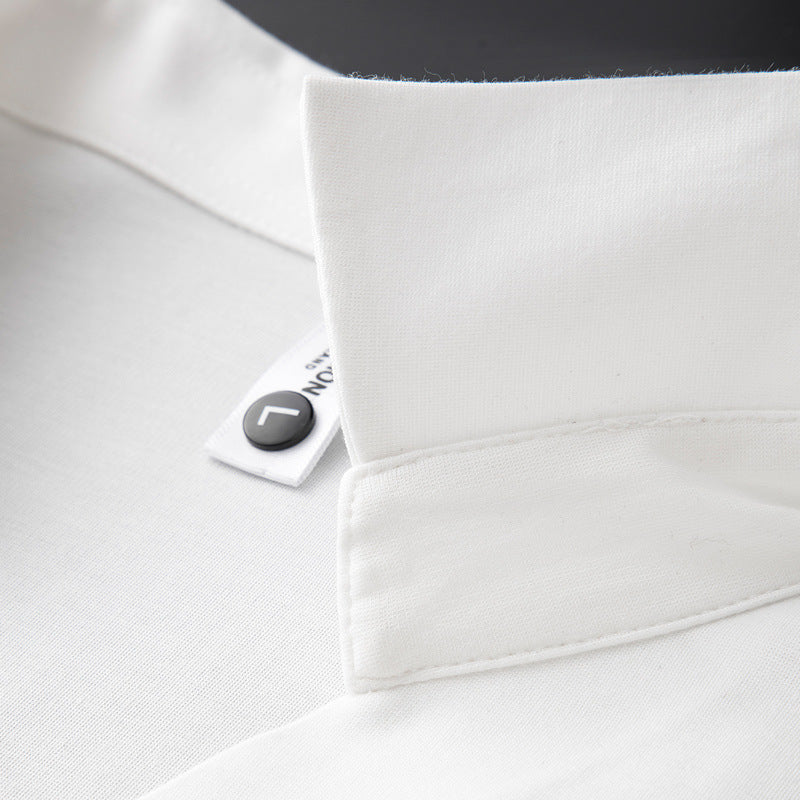 Cotton-Silk Blend Short Sleeve - Polo CASA LARO MEN