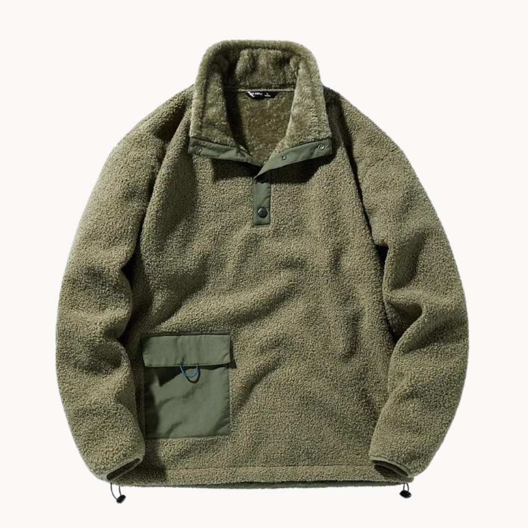 Cozy Brushed Fleece Pullover - Sweater CASA LARO