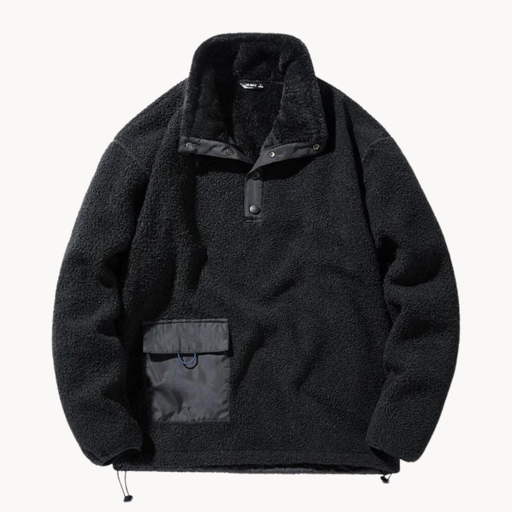 Cozy Brushed Fleece Pullover - Sweater CASA LARO