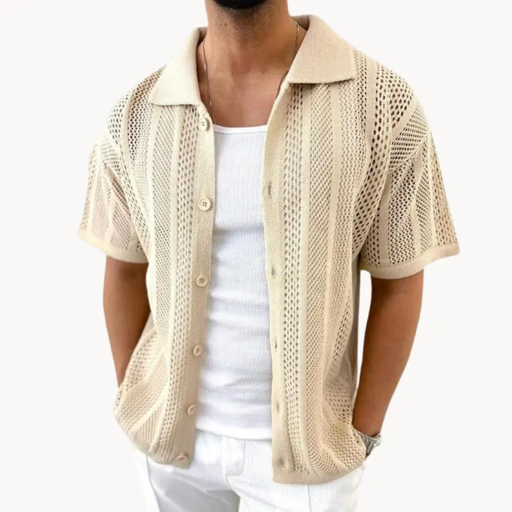 Crochet Short Sleeve - Shirt CASA LARO