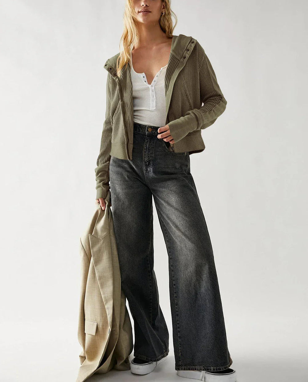 Cropped Pullover - Hoodie CASA LARO