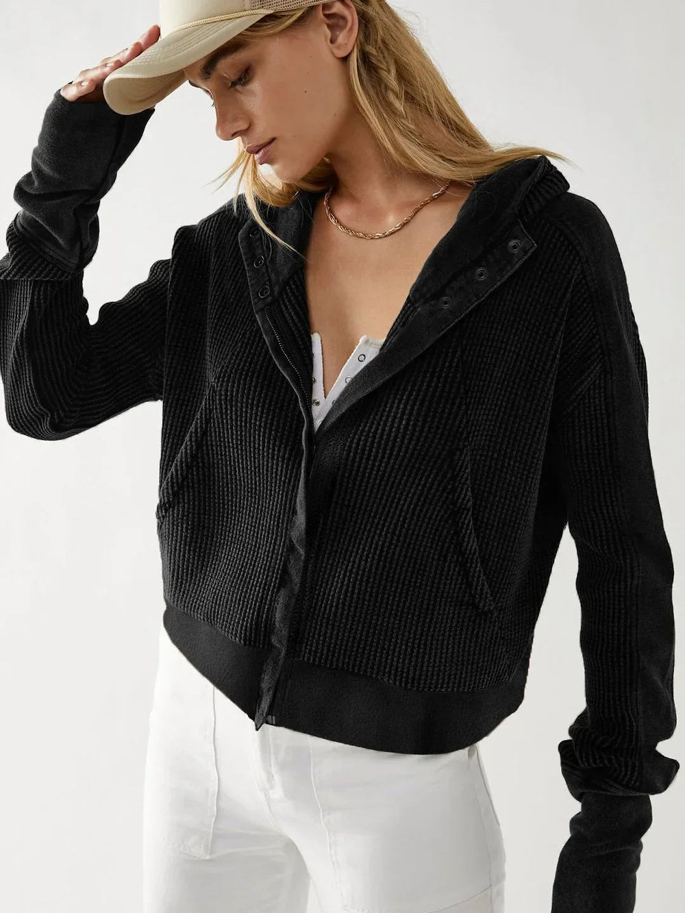 Cropped Pullover - Hoodie CASA LARO