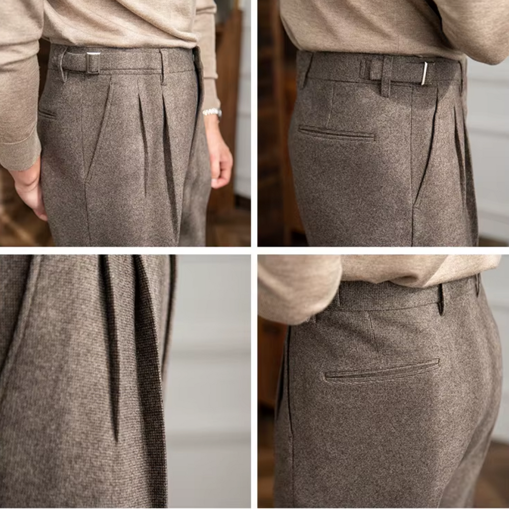 Crowned High-Waist Tailored - Trousers CASA LARO MEN