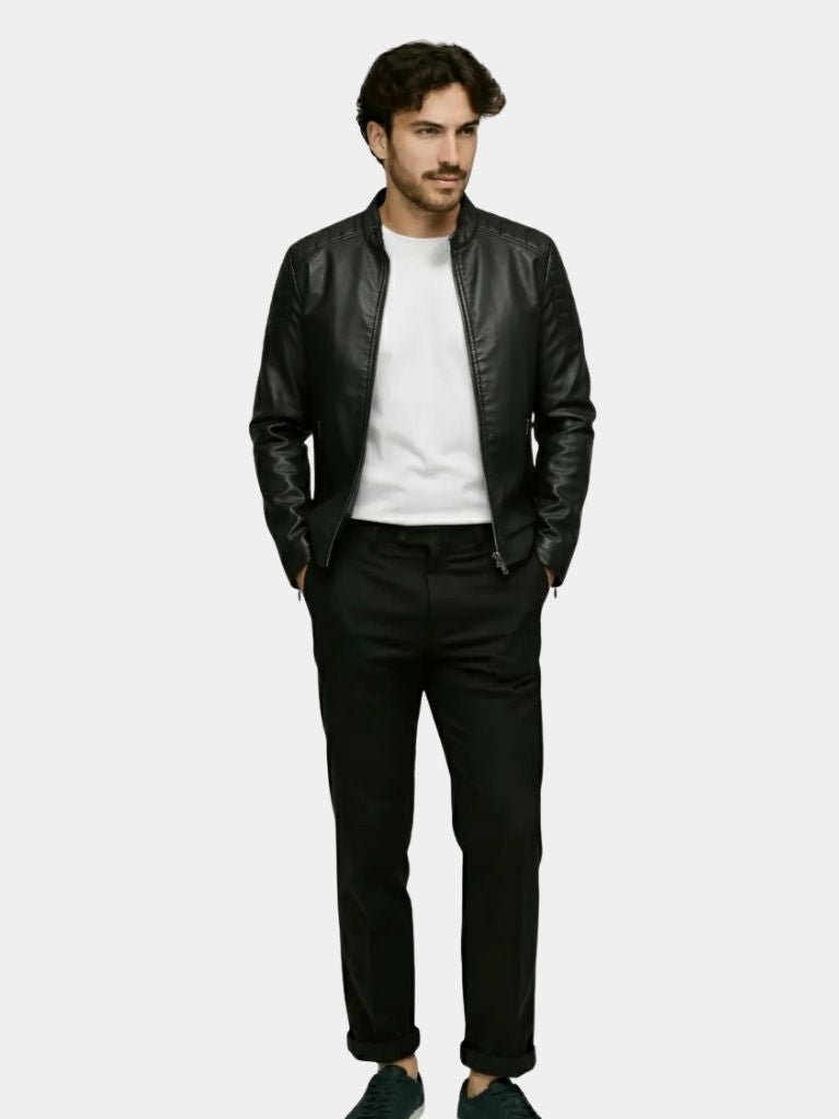 Crusader Leather Jacket – Casa  Laro CASA LARO