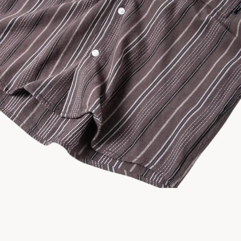 Cuban Collar Short Sleeve - Shirt CASA LARO