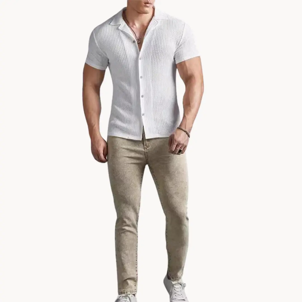 Cypress Green Button-Up - Shirt CASA LARO