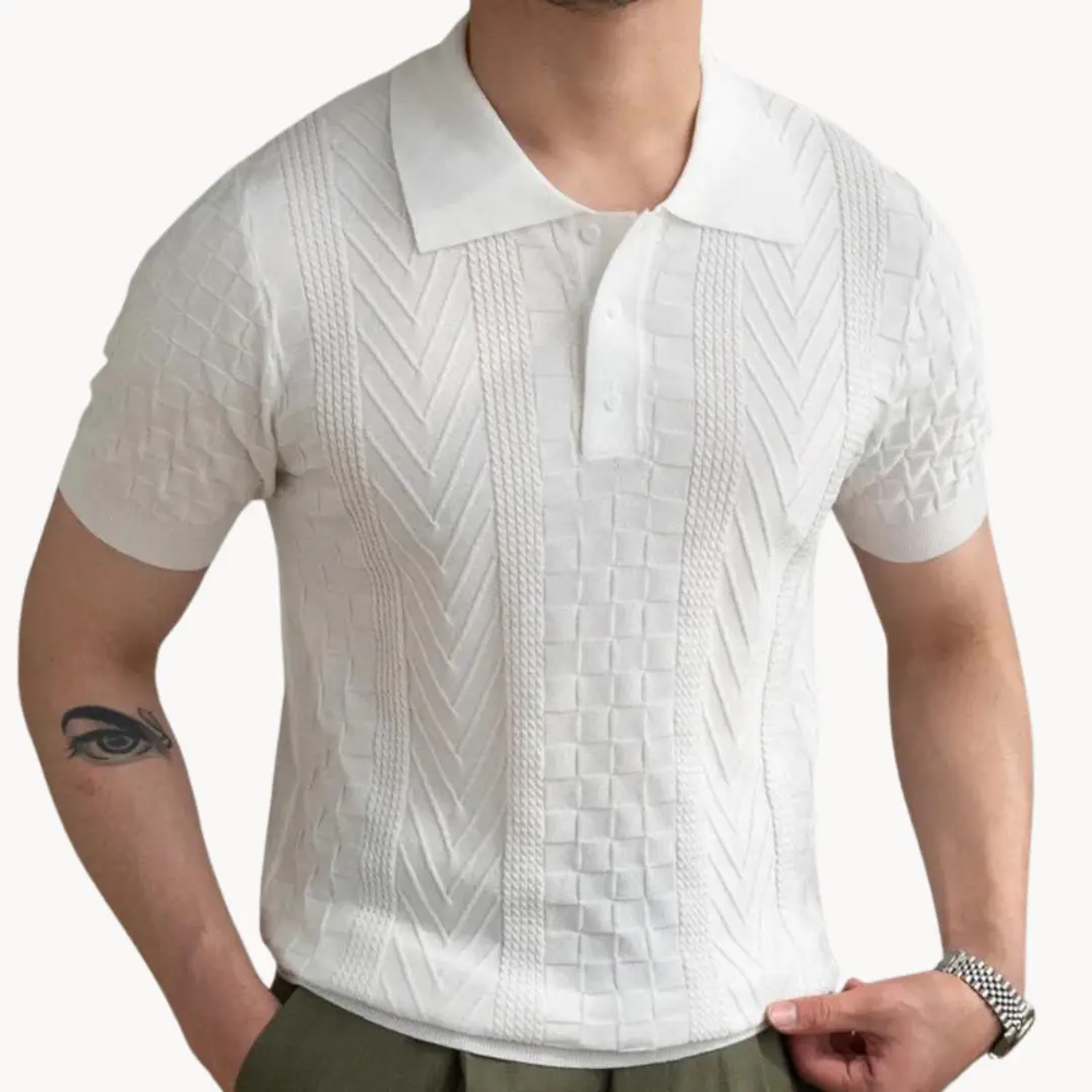 Dante Jacquard Polo - Polo Shirt CASA LARO