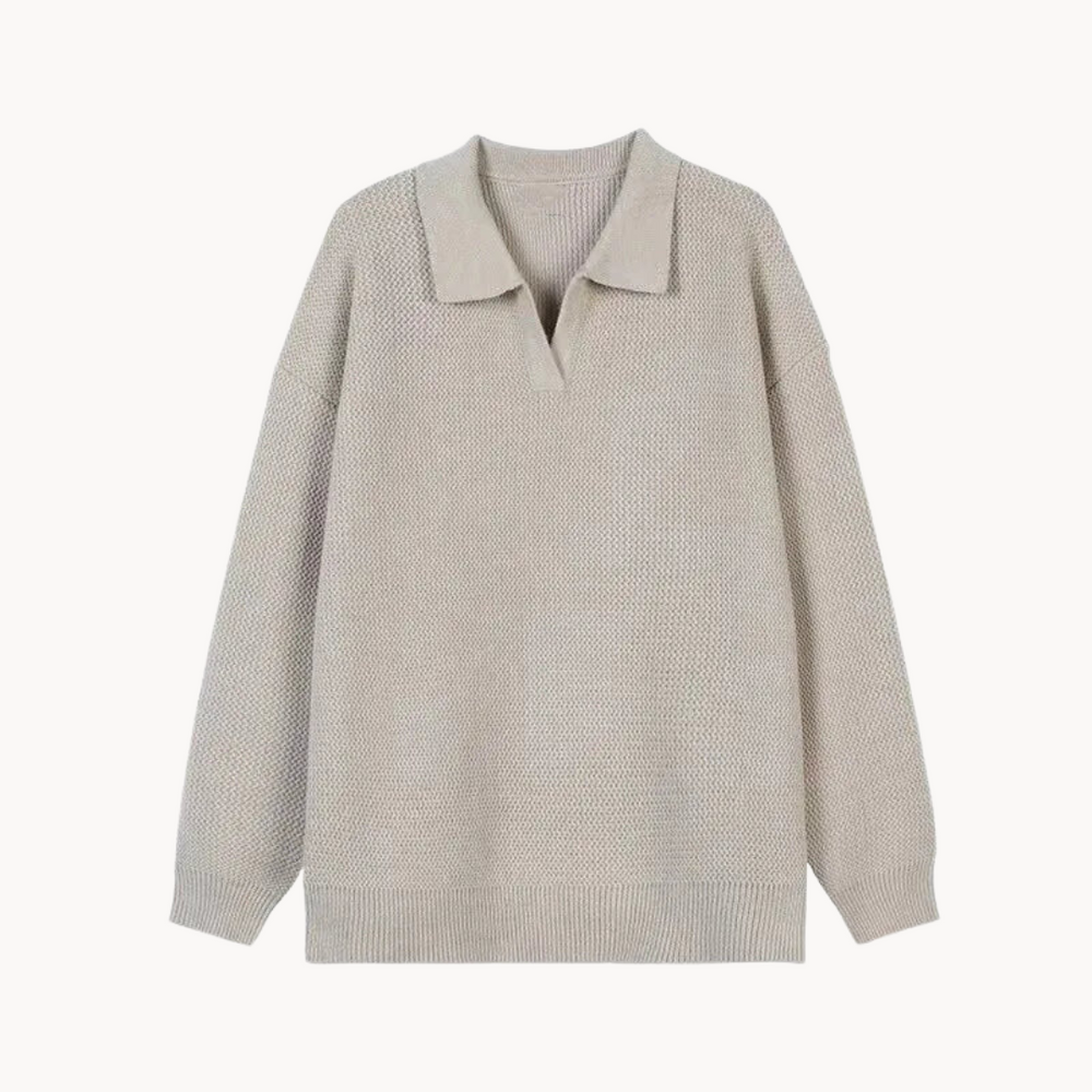 Dawn Mist Polo Collar - Sweater CASA LARO MEN
