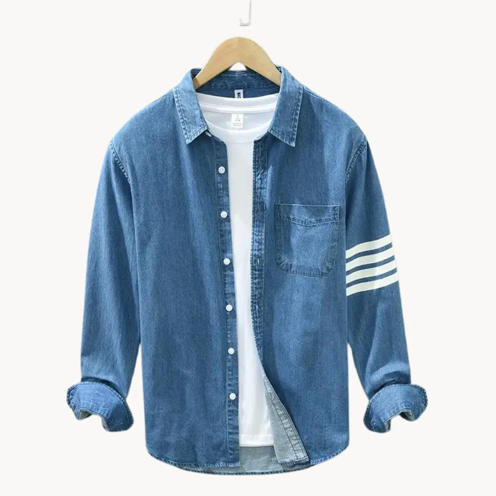 Denim Point Collar - Shirt CASA LARO