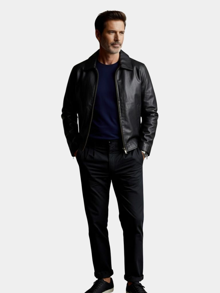 Denver Leather Jacket - Casa  Laro CASA LARO