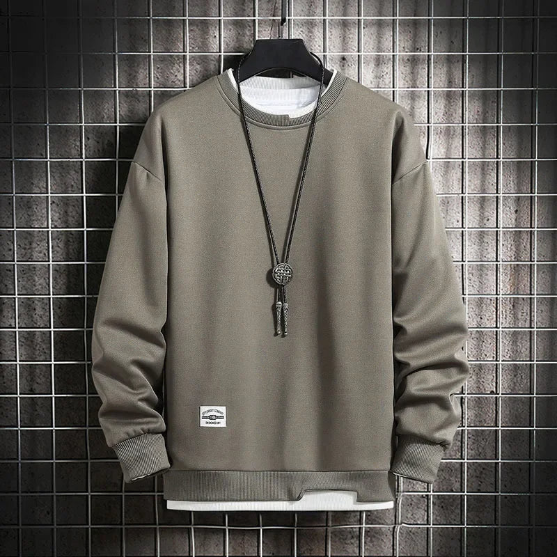 Eclipse Cotton-Blend Crewneck - Sweatshirt CASA LARO MEN