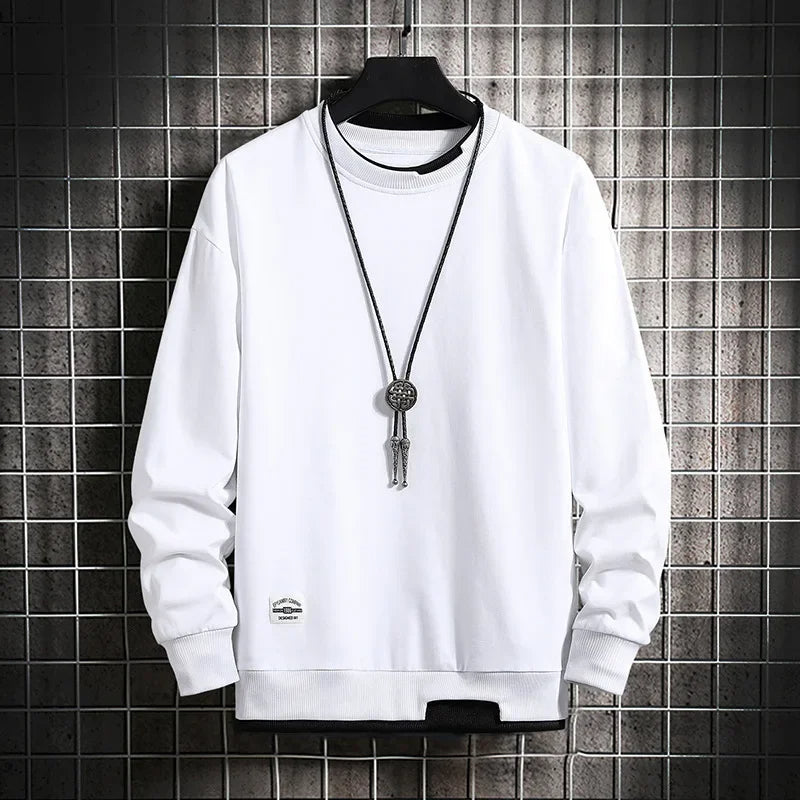 Eclipse Cotton-Blend Crewneck - Sweatshirt CASA LARO MEN