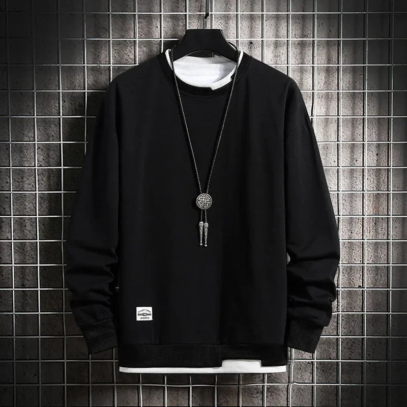 Eclipse Cotton-Blend Crewneck - Sweatshirt CASA LARO MEN