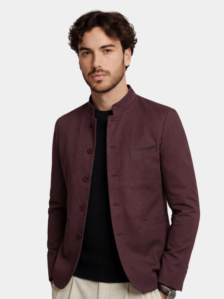 Elegant Collar Jacket - Casa  Laro CASA LARO