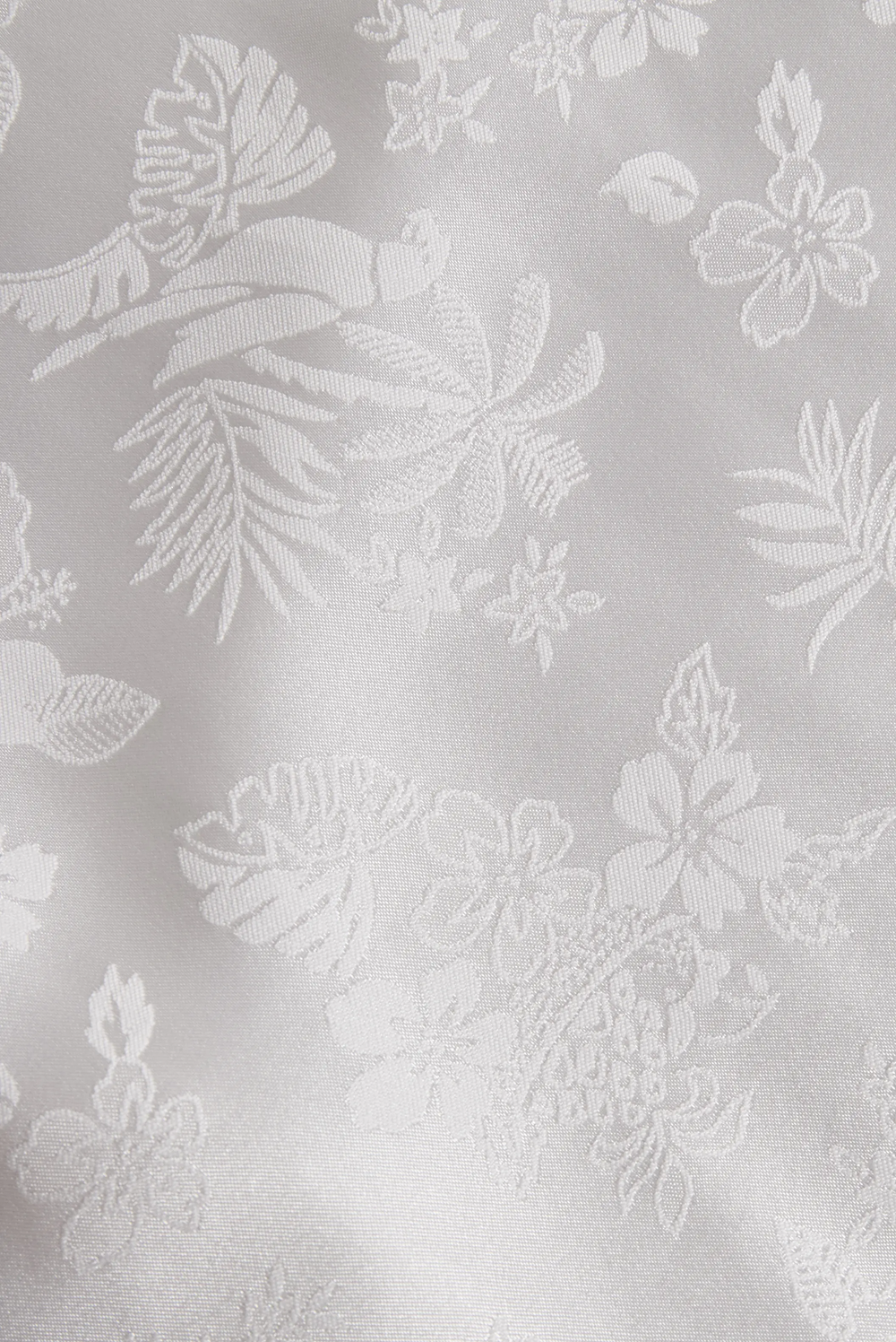 Elegant Ivory Satin Jacquard - Women's Shirt CASA LARO