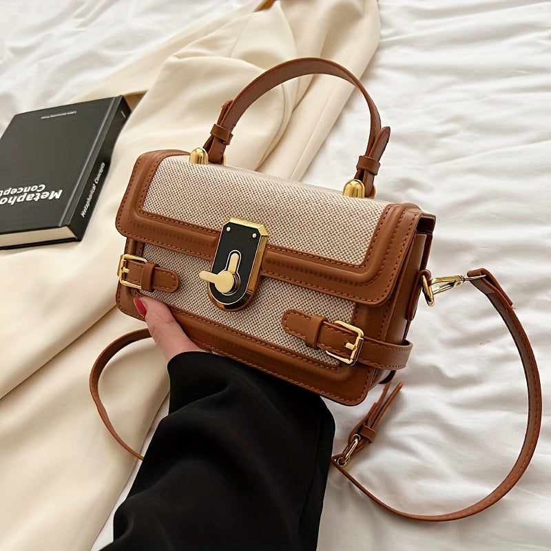 Elegant Leather Top-Handle - Handbag CASA LARO