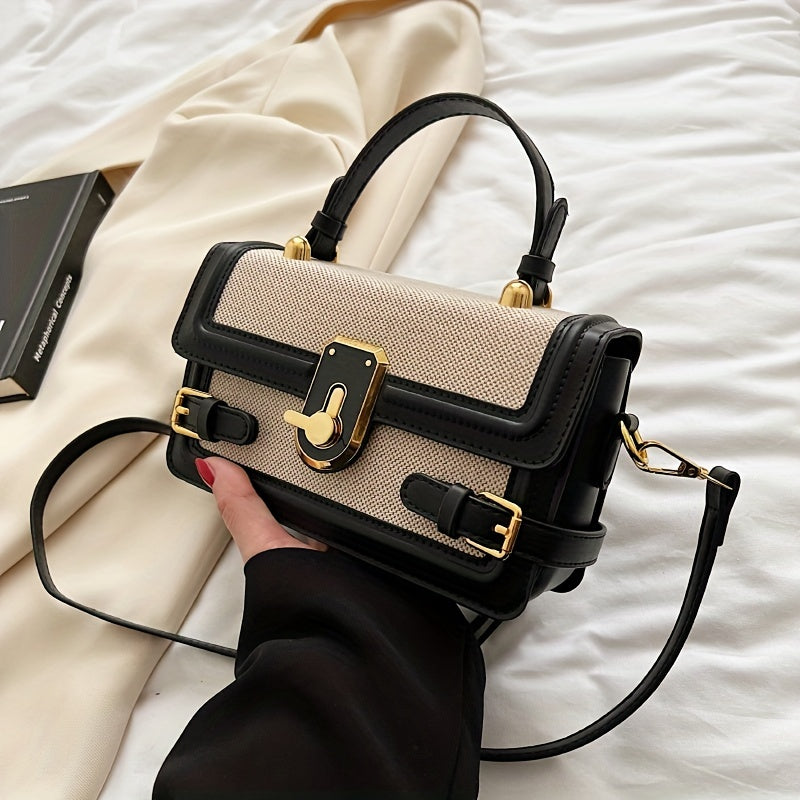 Elegant Leather Top-Handle - Handbag CASA LARO
