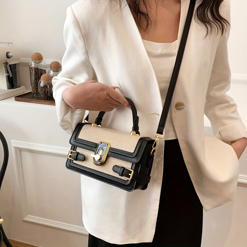 Elegant Leather Top-Handle - Handbag CASA LARO