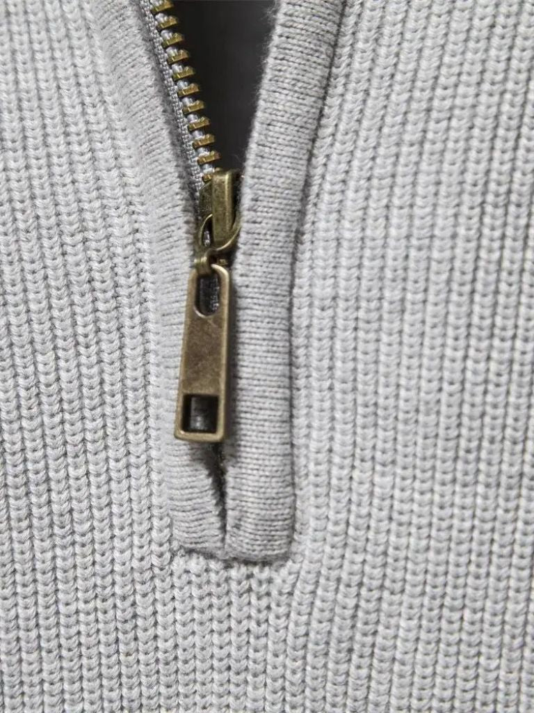 Elegant Quarter Zip Sweater - Casa  Laro CASA LARO