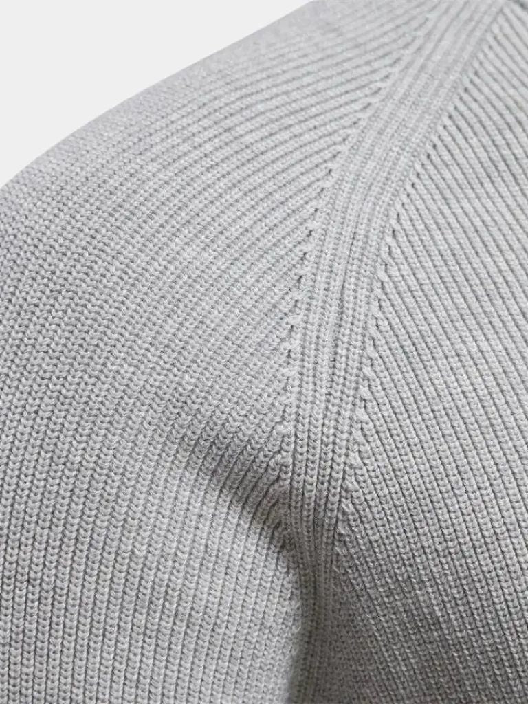 Elegant Quarter Zip Sweater - Casa  Laro CASA LARO