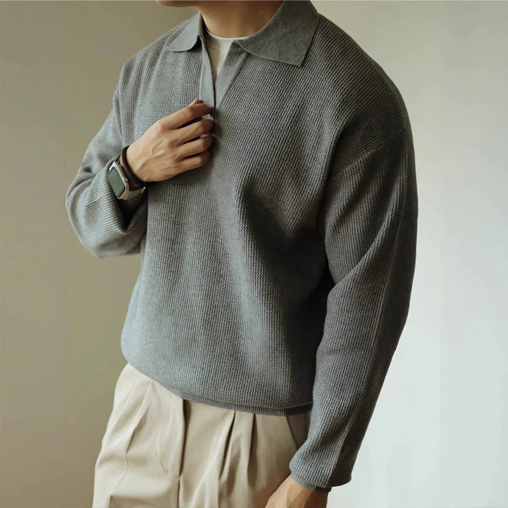 Ellison - Knit Polo Shirt CASA LARO MEN