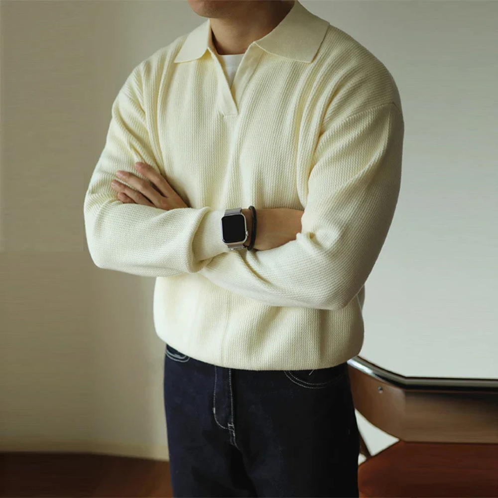 Ellison - Knit Polo Shirt CASA LARO MEN