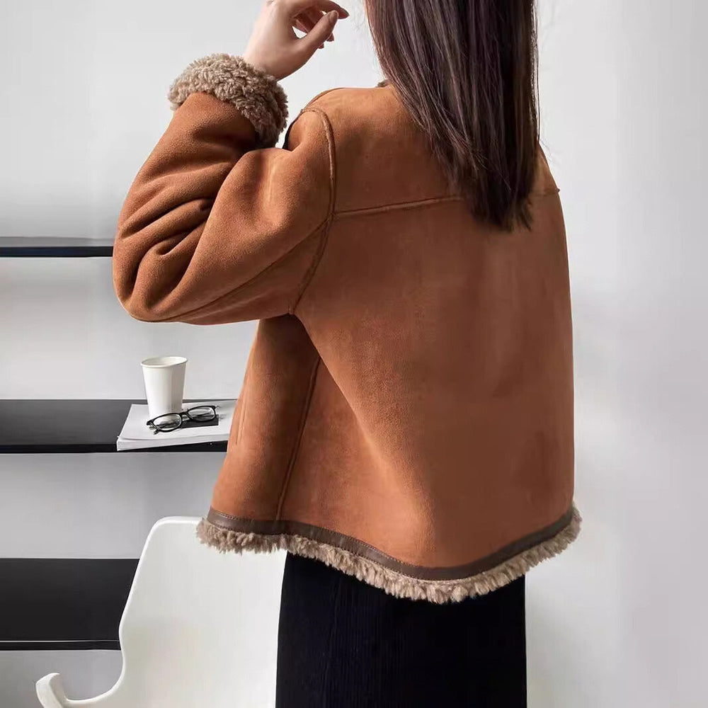 Emilia Faux Sherpa Oversized - Coat CASA LARO