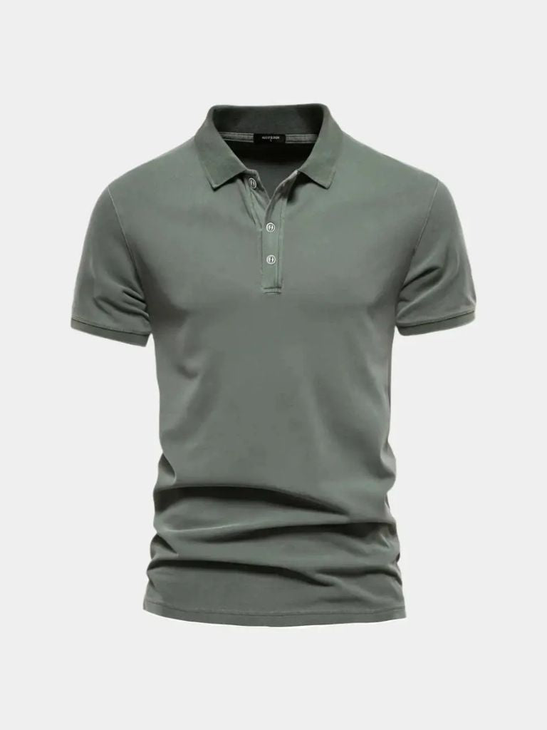 Essential Cotton Polo Shirt - Casa  Laro CASA LARO