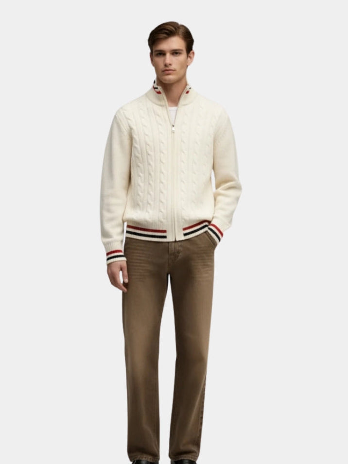 Essential Half Zip Turtleneck Sweater - Casa  Laro CASA LARO