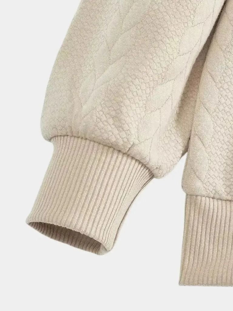 Essential Henley Quarter Zip Pullover - Casa  Laro CASA LARO