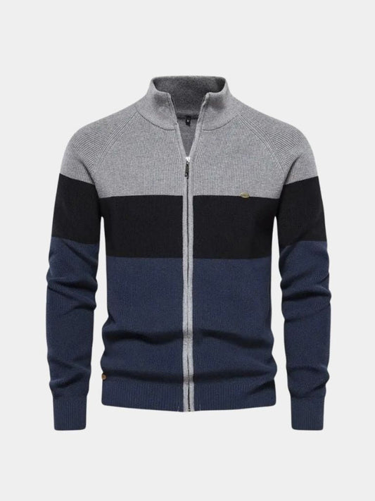 Essential Knit Zipper Sweater - Casa  Laro CASA LARO