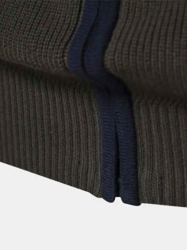 Essential Knit Zipper Sweater - Casa  Laro CASA LARO